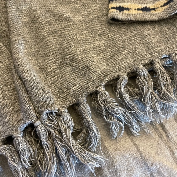 Boho Fringe Sweater Cardigan - Picture 3 of 4